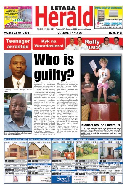 Who is guilt y? - Letaba Herald