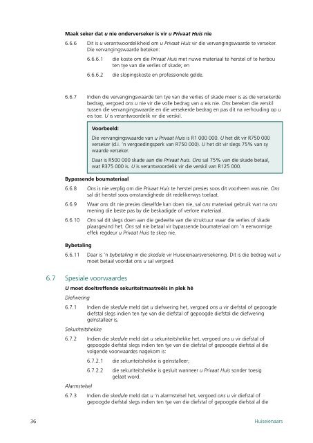 Allsure Policy Wording (Afrikaans)