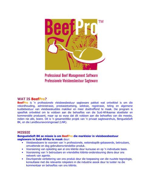 BeefPro Inligting (PDF 248KB)