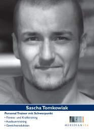 Sascha Tomkowiak - MeridianSpa