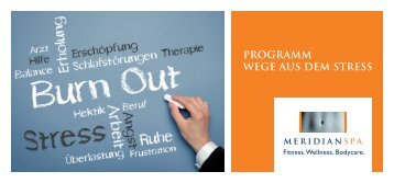 PROGRAMM WEGE AUS DEM STRESS - MeridianSpa