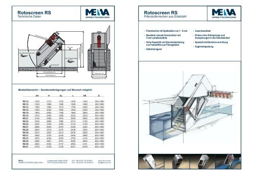 Rotoscreen RS - MEVA- Umwelttechnologie