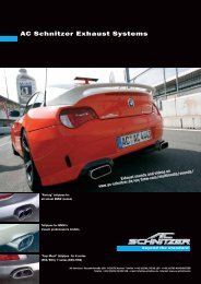 AC Schnitzer Exhaust Systems