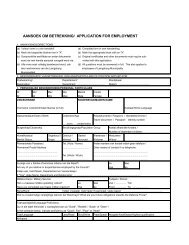 aansoek om betrekking/ application for employment - Laingsburg ...