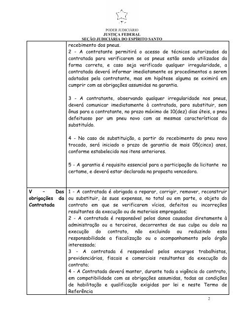 Anexo I - TERMO DE REFERÊNCIA AQUISIÇÃO DE PNEUS PARA ...