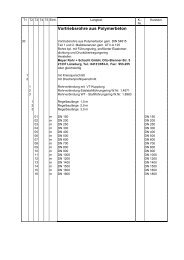 Vortriebsrohre aus Polymerbeton - Meyer Rohr + Schacht GmbH