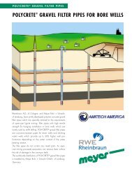 polycrete® gravel filter pipes for bore wells - Meyer Rohr + Schacht ...