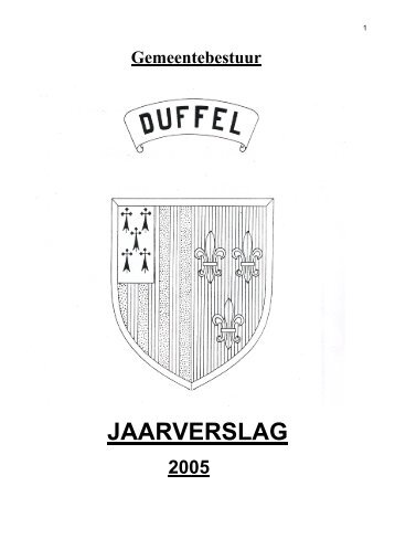 JAARVERSLAG - Gemeente Duffel