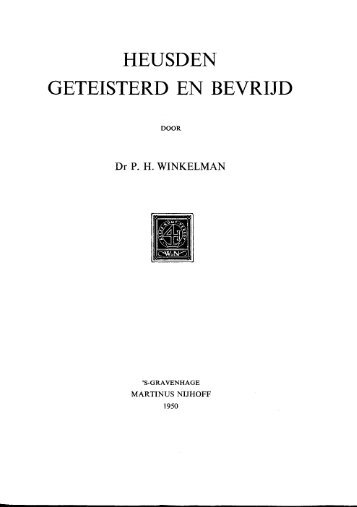 Heusden geteisterd en bevrijd - KNAW