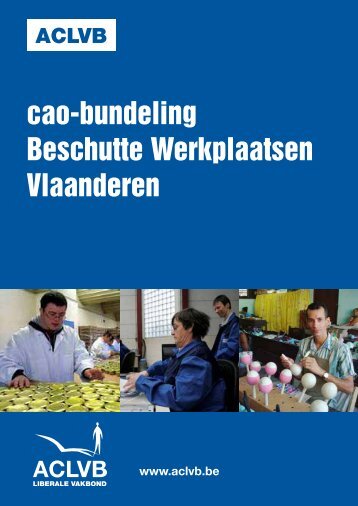 CAO Bundeling Beschutte Werkplaatsen Vlaanderen - aclvb