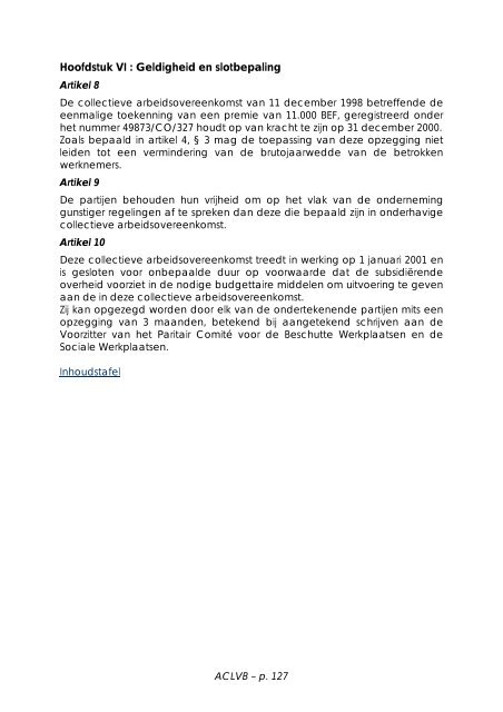 CAO Bundeling Beschutte Werkplaatsen Vlaanderen - aclvb