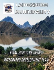 0910 Final REVIEW IDP LM 1.pdf - Laingsburg Local Municipality