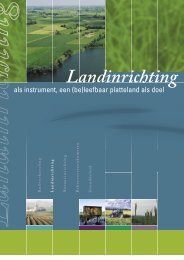 Landinrichting als instrument, een - Vlaamse Landmaatschappij
