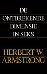 HERBERT W. ARMSTRONG