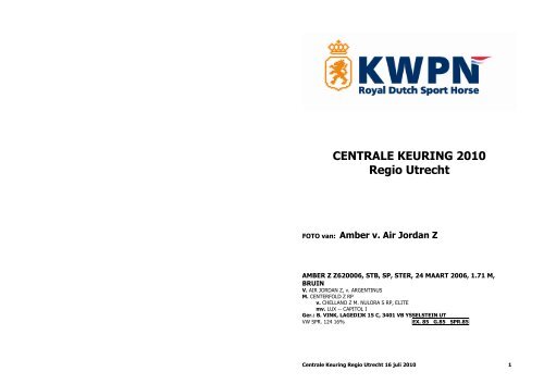 kopij ck utrecht - KWPN