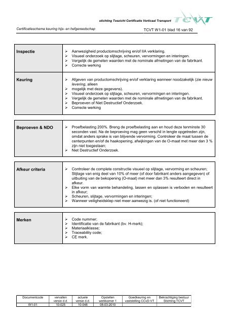 TCVT W1-01 bijlage A 10-048