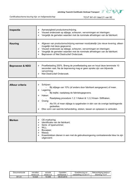 TCVT W1-01 bijlage A 10-048