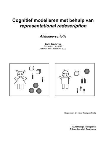 Afstudeerscriptie - Kunstmatige Intelligentie - Rijksuniversiteit ...