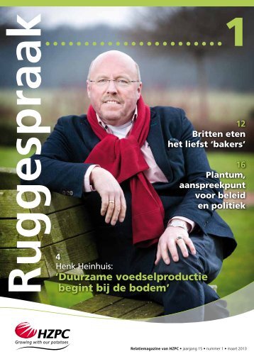 In deze Ruggespraak - HZPC Holland