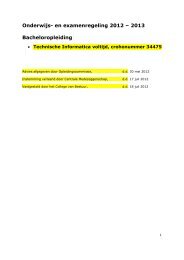 OER Bachelor Technische Informatica