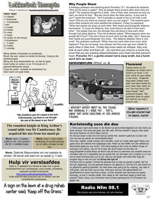 22 April 2011 - Namaqualand Information