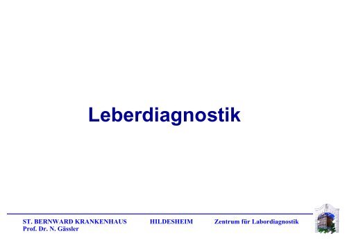 Leberdiagnostik