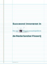 Succesvol innoveren in de Nederlandse Visserij - Visserij Innovatie ...