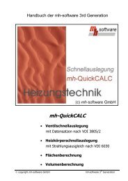 mh-QuickCALC - mh-software GmbH