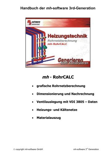 mh - RohrCALC - mh-software GmbH