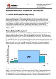 Kosteneinsparung durch Optimierung des Planungsablaufes