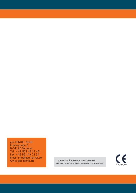 Bedienungsanleitung Users' manual Maxi-Liner FL 60