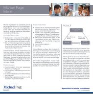 Fact Sheet Michael Page Interim - Michael Page Deutschland