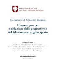 linee guida glaucoma - Fondazione 