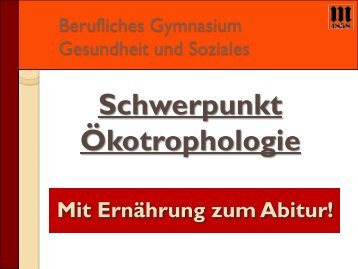 Profil Ernährung Profil Ernährung - Michelsenschule