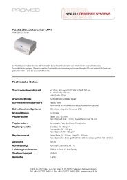 Promed Flachbettnadeldrucker MP II - Nexus AG