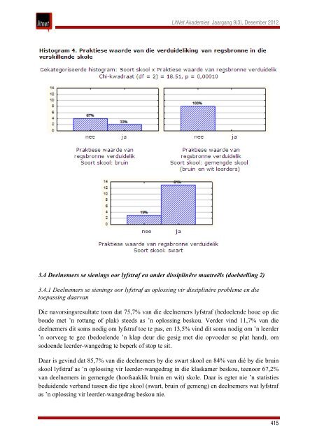 Dissipline in die klaskamer – Deel 2: Dissiplinêre maatreëls ... - LitNet