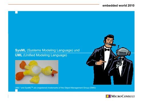 SysML (Systems Modeling Language) und UML ... - Microconsult.de