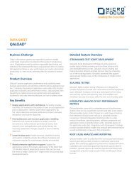 QALOAD® - Micro Focus