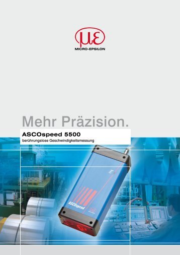 Datenblatt ASCOspeed 5500 - Micro-Epsilon Messtechnik GmbH ...