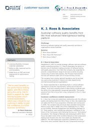 K. J. Ross & Associates - Micro Focus