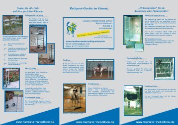 Flyer (PDF-Format) - Miemietz Metallbau GmbH