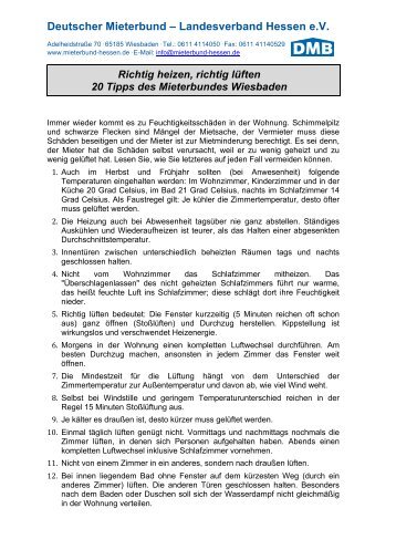 Deutscher Mieterbund – Landesverband Hessen e.V.