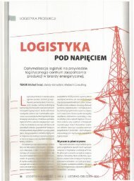 logistyka produkcji - Miebach Consulting