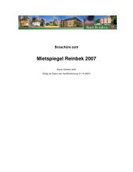 Mietspiegel Reinbek 2007 - Mieterbund Schleswig-Holstein