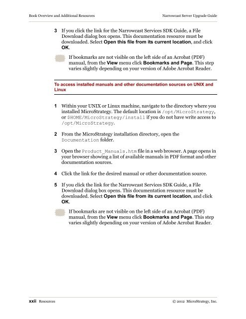 narrowcast server - MicroStrategy