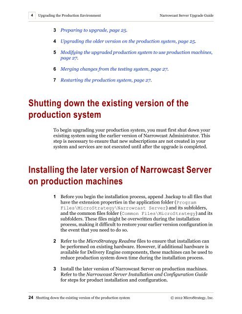 narrowcast server - MicroStrategy