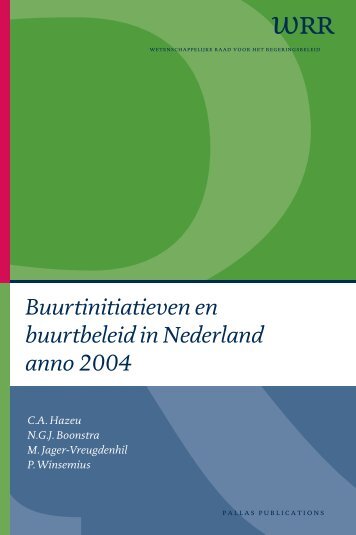 Buurtinitiatieven en buurtbeleid in Nederland anno 2004 - Oapen