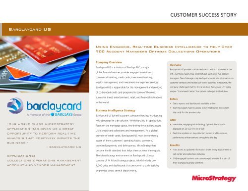 Customer Success Story Pdf Microstrategy