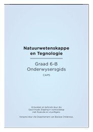 Natuurwetenskappe en Tegnologie Graad 6-B Onderwysersgids