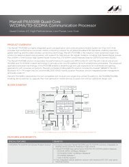 PXA1088 Product Brief - Marvell